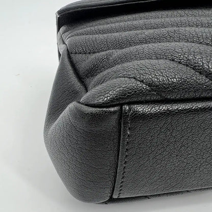 Saint Laurent YSL College Medium Handtasche schwarz Lammleder / sehr gut Saint Laurent