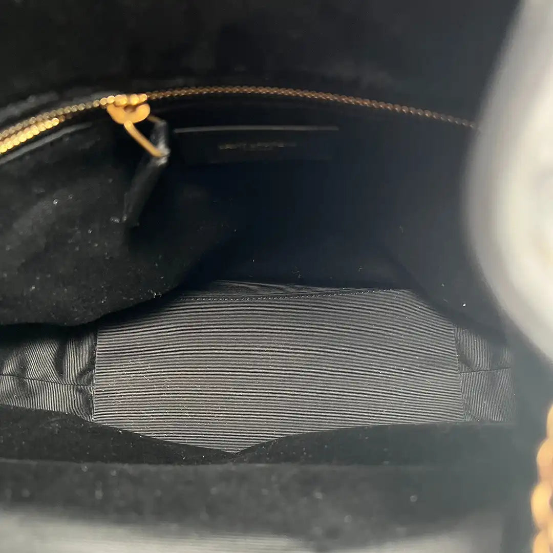 Saint Laurent Joe Rucksack aus Lammleder schwarz / sehr gut Saint Laurent