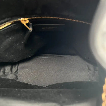 Saint Laurent Joe Rucksack aus Lammleder schwarz / sehr gut Saint Laurent