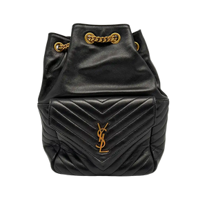 Saint Laurent Joe rugzak van lamsleer zwart