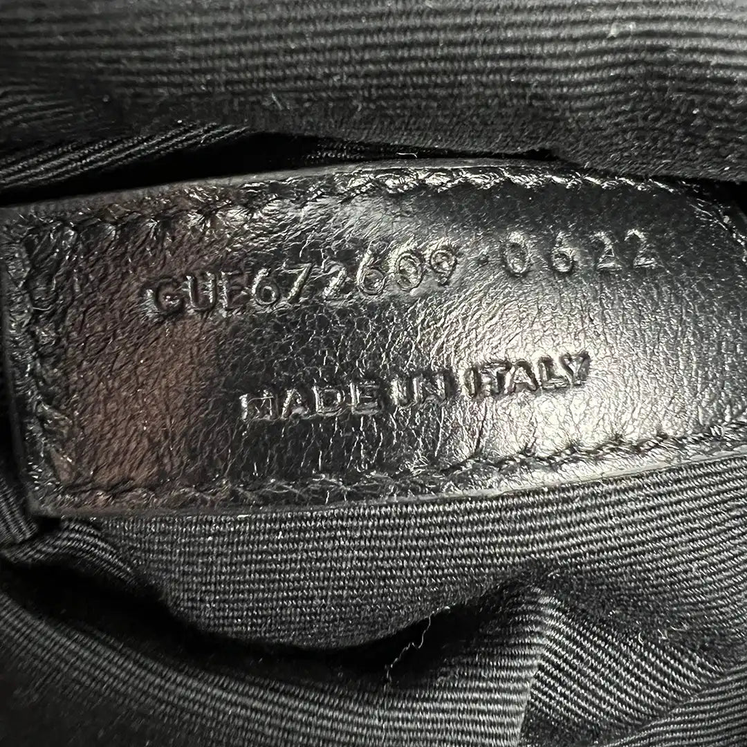 Saint Laurent Joe Rucksack aus Lammleder schwarz / sehr gut Saint Laurent