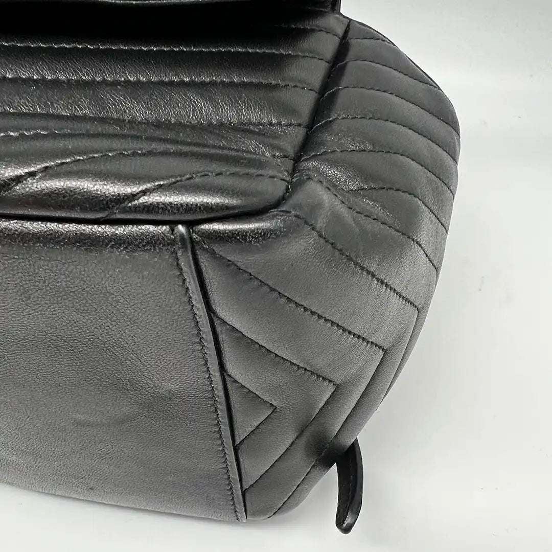 Saint Laurent Joe Rucksack aus Lammleder schwarz / sehr gut Saint Laurent
