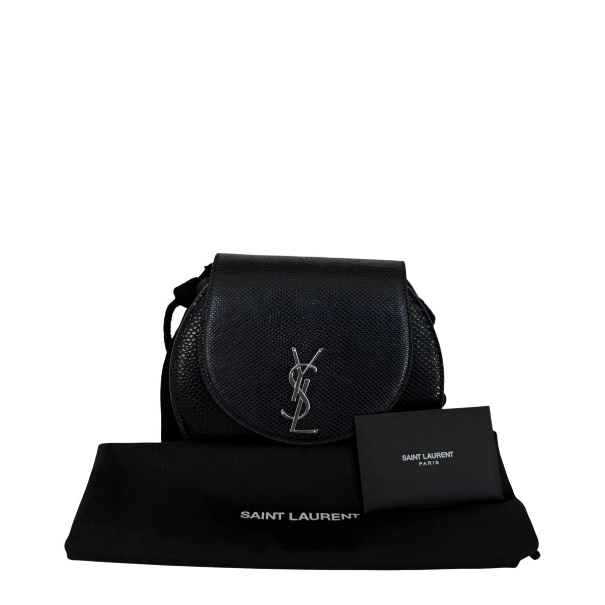 Saint Laurent Demi Lune Minaudiere Schwarz / sehr gut Saint Laurent