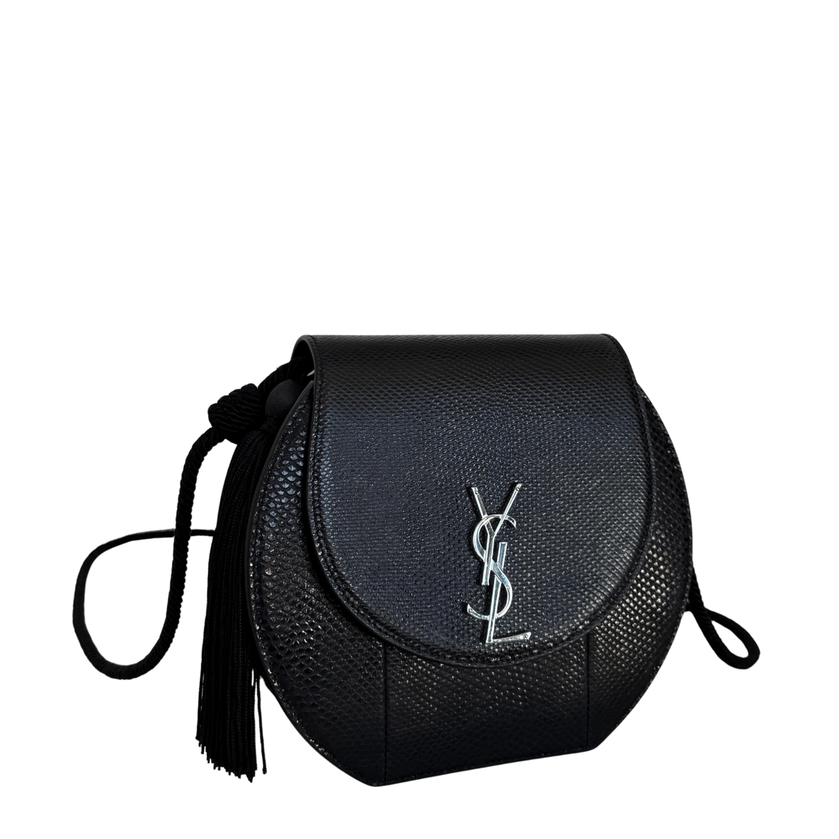 Saint Laurent Demi Lune Minaudiere Schwarz / sehr gut Saint Laurent