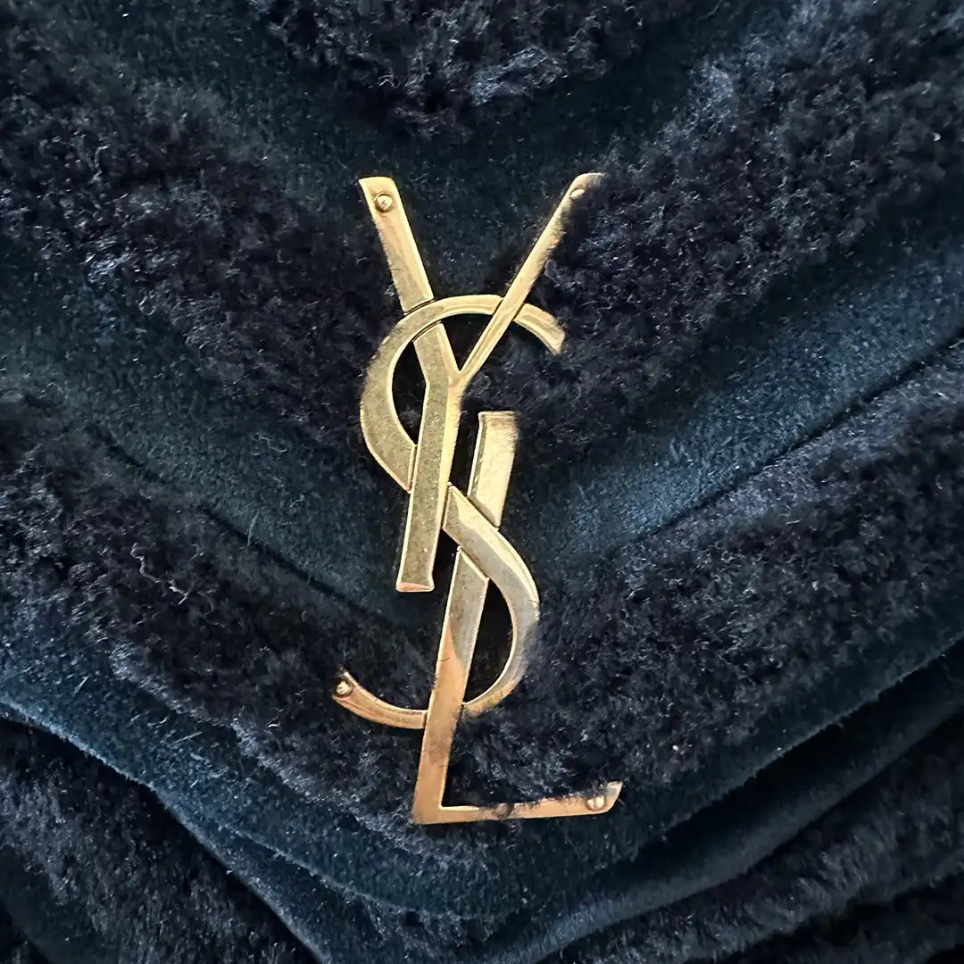 Saint Laurent Loulou Medium Quilted Y Patchwork schwarz / neuwertig Saint Laurent