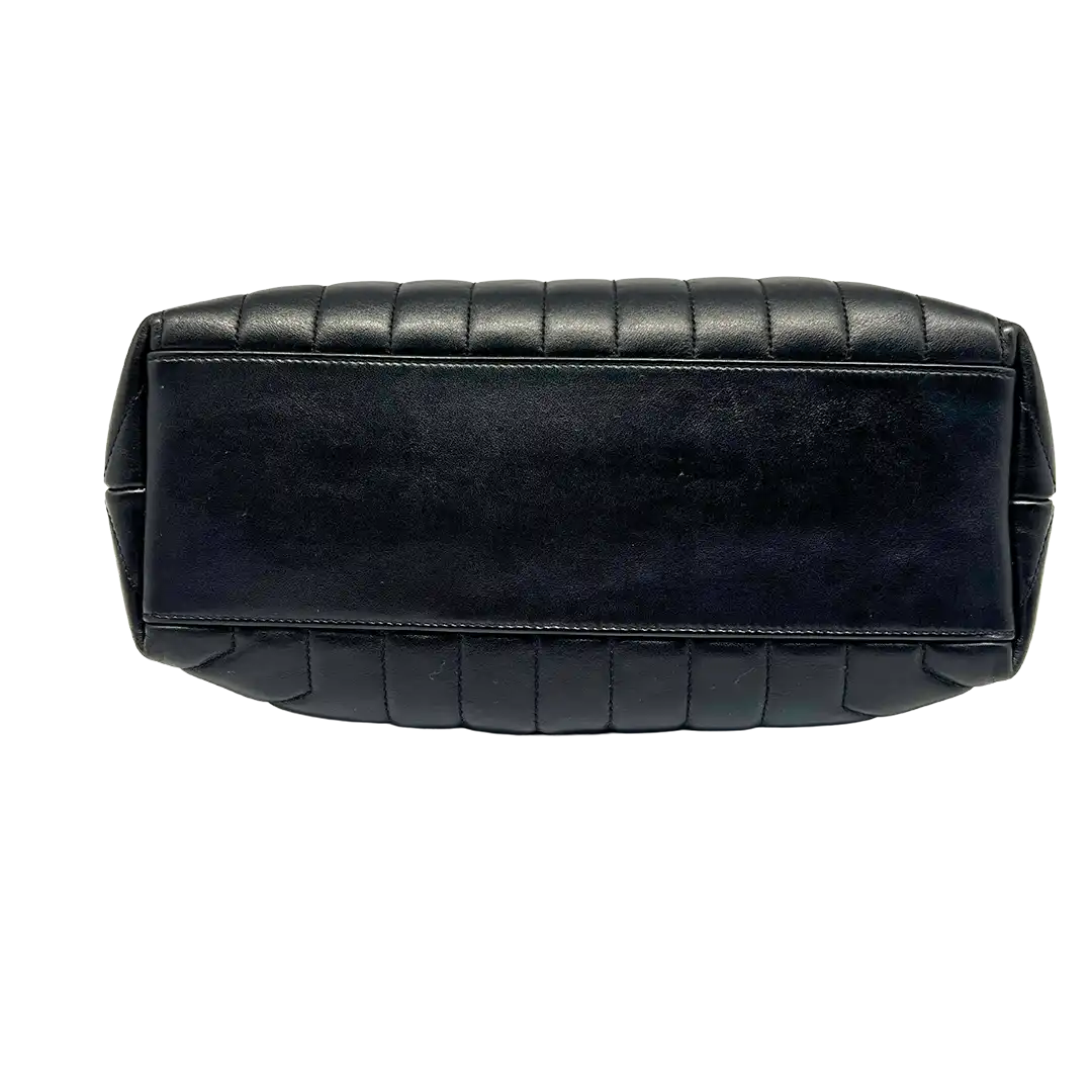 Saint Laurent YSL LouLou Medium gestepptes Leder schwarz / sehr gut Saint Laurent