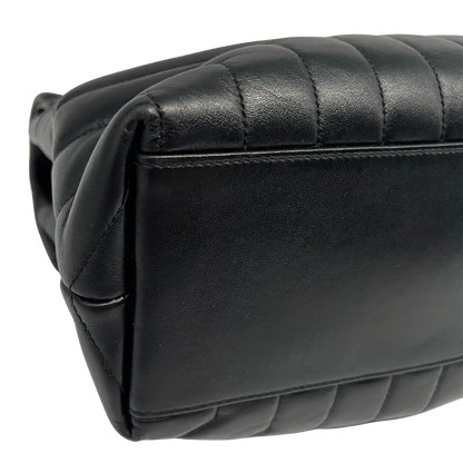 Saint Laurent YSL LouLou Medium gestepptes Leder schwarz / sehr gut Saint Laurent