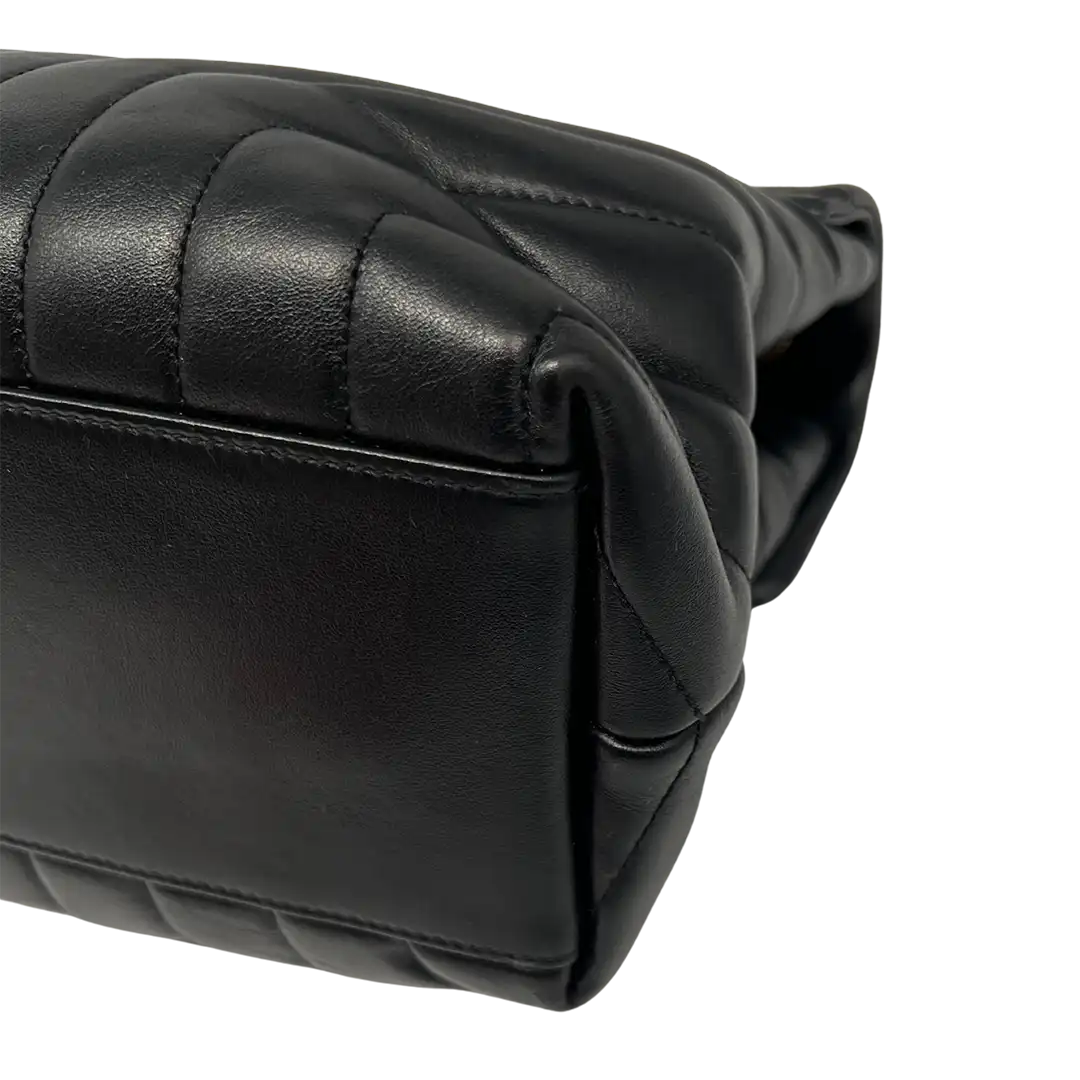 Saint Laurent YSL LouLou Medium gestepptes Leder schwarz / sehr gut Saint Laurent