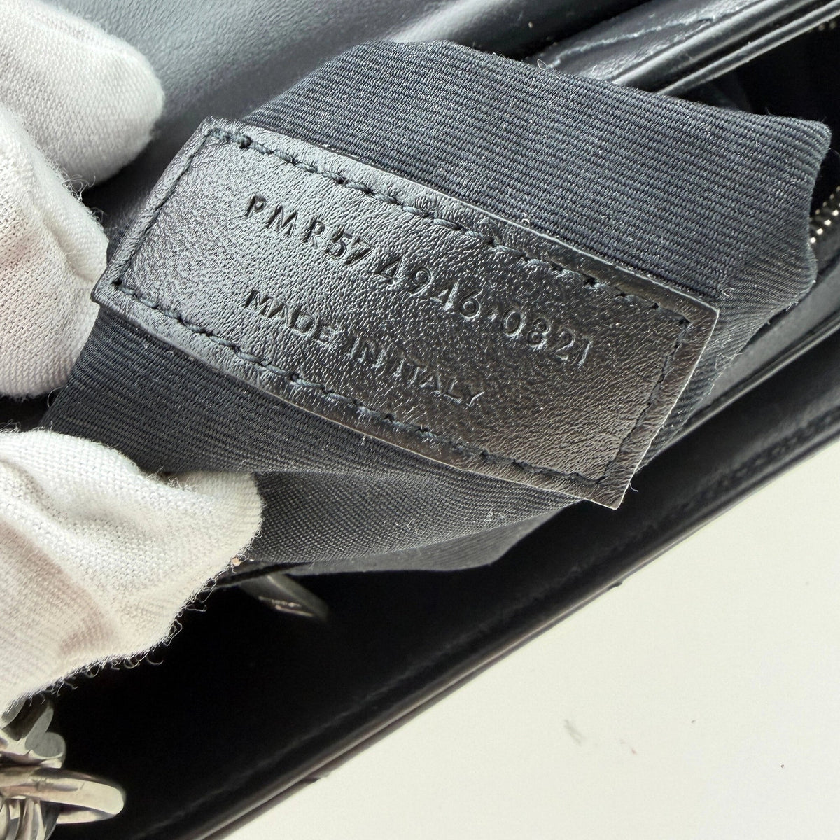 Saint Laurent YSL LouLou Medium Leder schwarz silber Hardware / sehr gut Saint Laurent