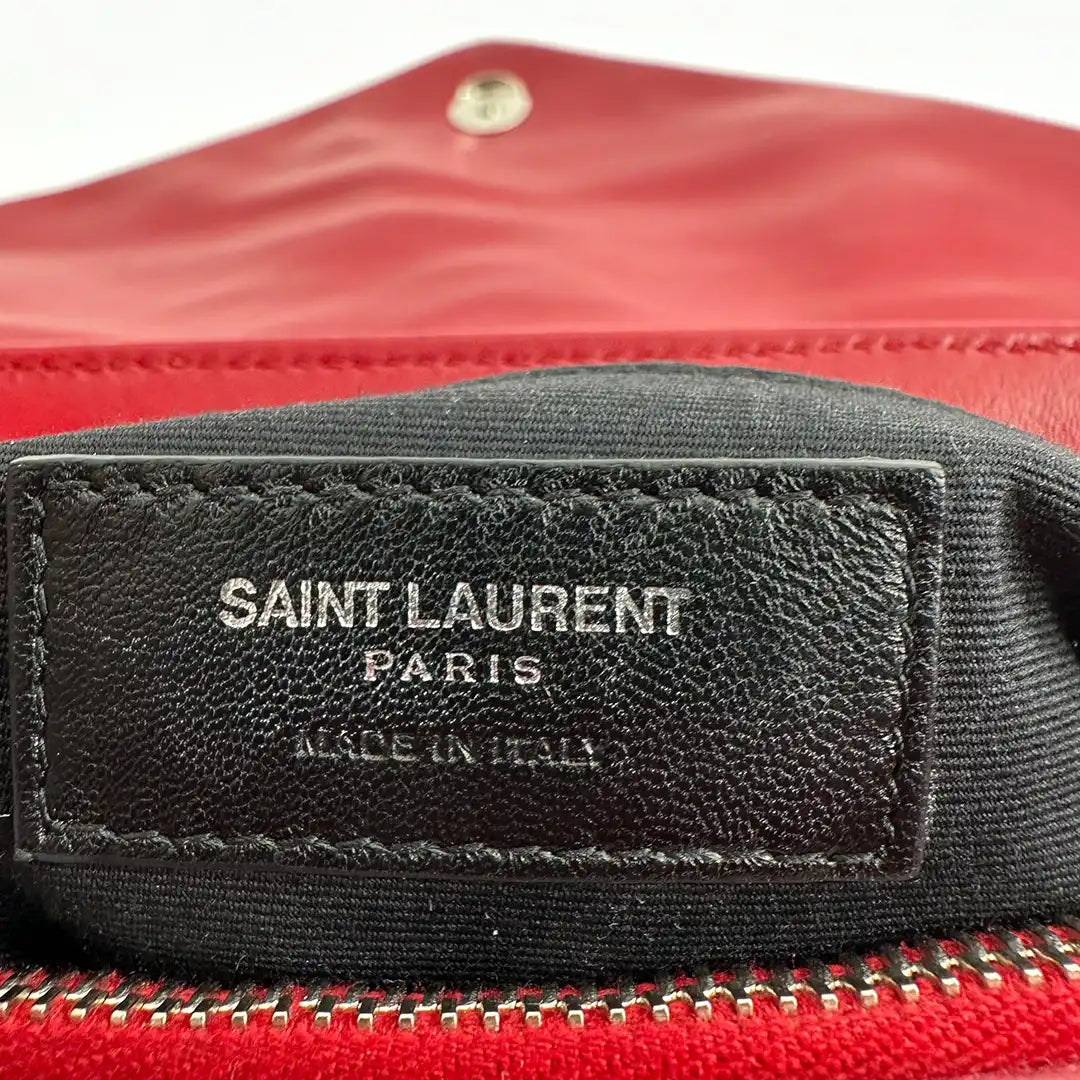Saint Laurent YSL LouLou Medium Leder rot/ sehr gut Saint Laurent