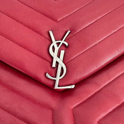 Saint Laurent YSL LouLou Medium Leder rot/ sehr gut Saint Laurent