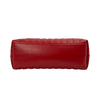 Saint Laurent YSL LouLou Medium Leder rot/ sehr gut Saint Laurent