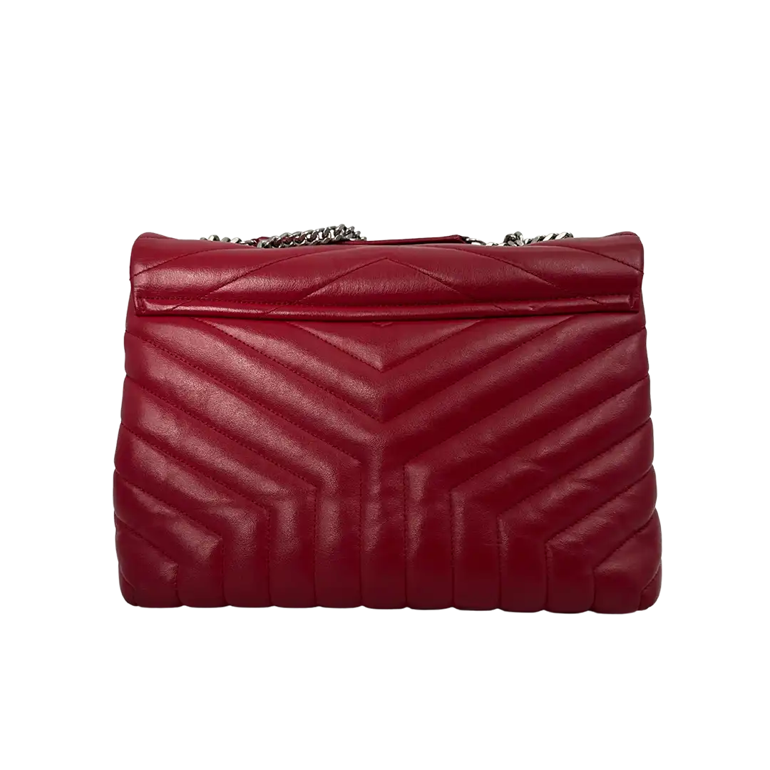 Saint Laurent YSL LouLou Medium Leder rot/ sehr gut Saint Laurent