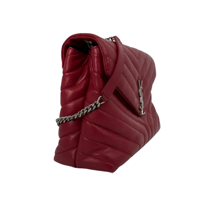 Saint Laurent YSL LouLou Medium Leder rot/ sehr gut Saint Laurent