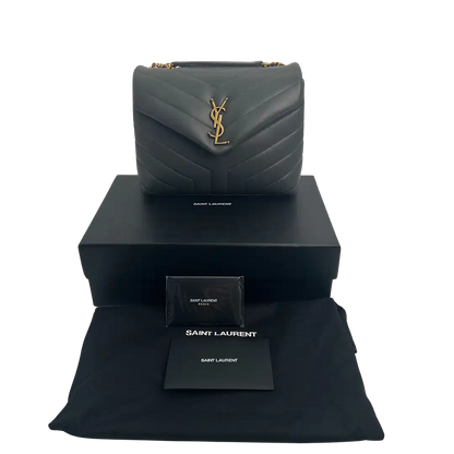 Saint Laurent YSL LouLou Small Handtasche storm grey Fullset / neu Saint Laurent