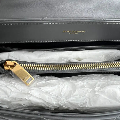 Saint Laurent YSL LouLou Small Handtasche storm grey Fullset / neu Saint Laurent