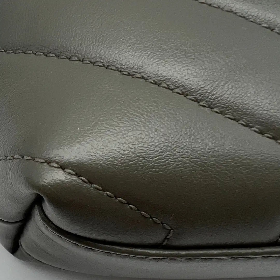 Saint Laurent YSL LouLou Toy Leder grau khaki /sehr gut Saint Laurent