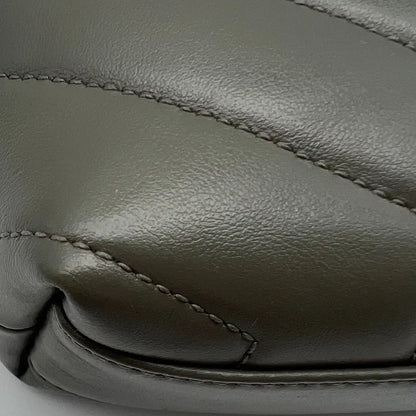 Saint Laurent YSL LouLou Toy Leder grau khaki /sehr gut Saint Laurent