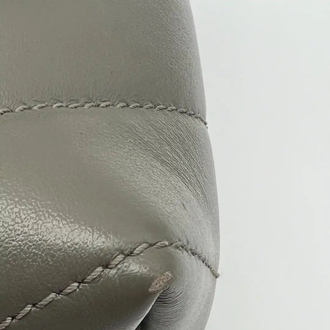 Saint Laurent YSL LouLou Toy Leder grau khaki /sehr gut Saint Laurent