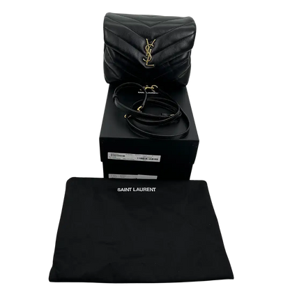 Saint Laurent YSL LouLou Toy schwarz goldene Hardware Leder Fullset / sehr gut Saint Laurent