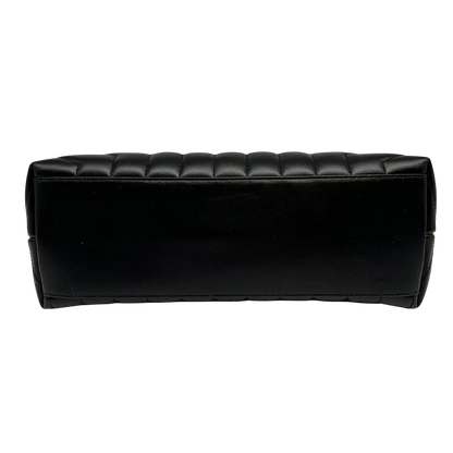 Saint Laurent YSL LouLou Medium gestepptes Leder schwarz silberne Hardware/ sehr gut Saint Laurent