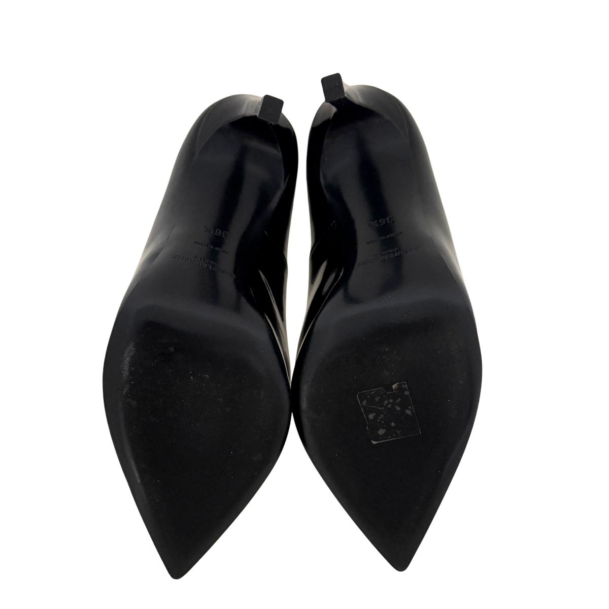 Saint Laurent Zoe Pumps Lackleder Größe 36 1/2 Schwarz / sehr gut Saint Laurent