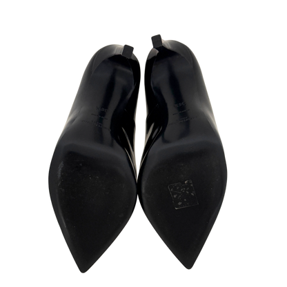 Saint Laurent Zoe Pumps Lackleder Größe 36 1/2 Schwarz / sehr gut Saint Laurent