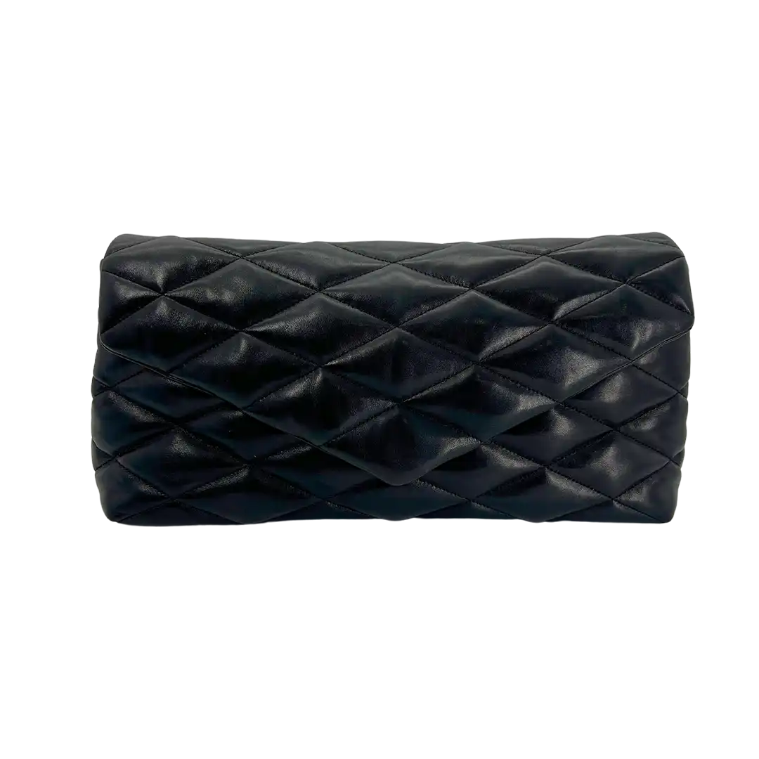 Saint Laurent Sade Puffer Clutch Tasche groß / sehr gut Saint Laurent
