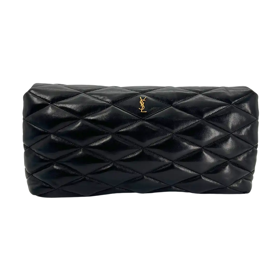 Saint Laurent Sade Puffer Clutch Tasche groß / sehr gut Saint Laurent