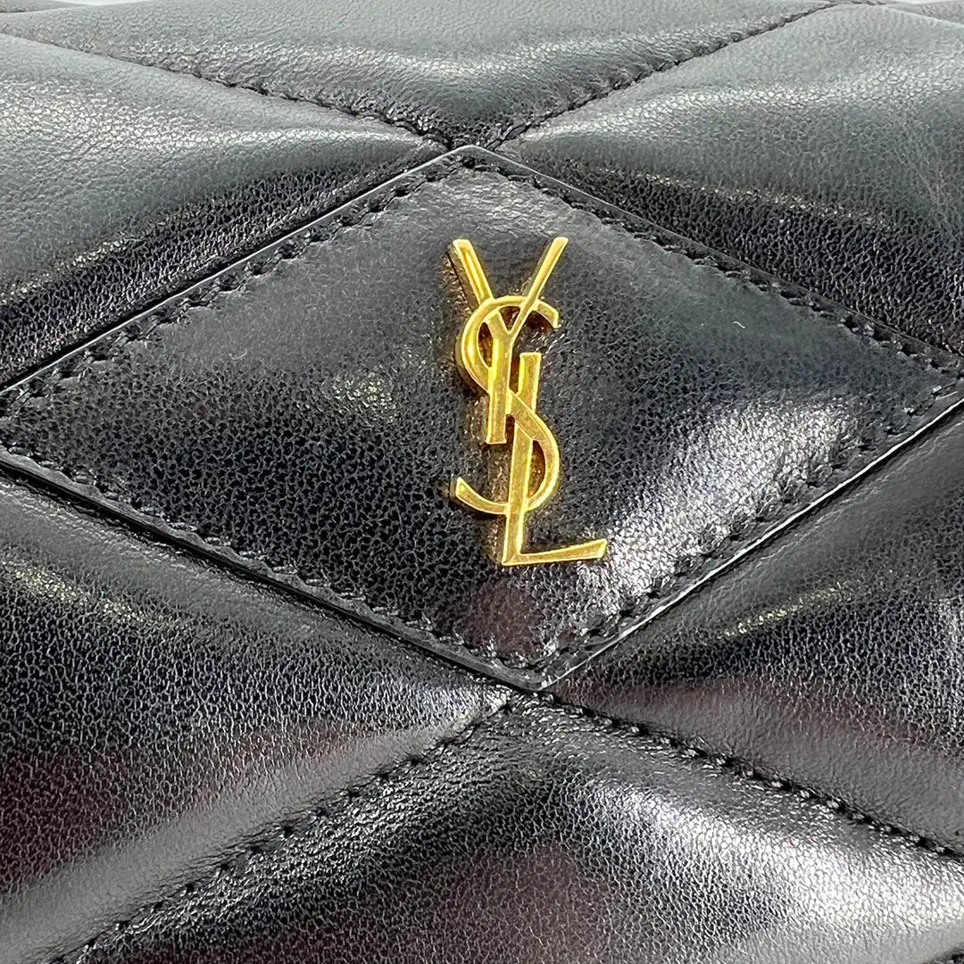 Saint Laurent Sade Puffer Clutch Tasche groß / sehr gut Saint Laurent