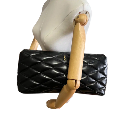 Saint Laurent Sade Puffer Clutch Tasche groß / sehr gut Saint Laurent