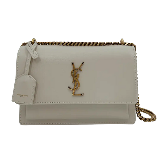 Saint Laurent Sunset Medium blanc vintage (creme) / sehr gut Saint Laurent