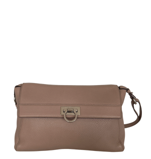 Salvatore Ferragamo Sofia Satchel Tas Taupe