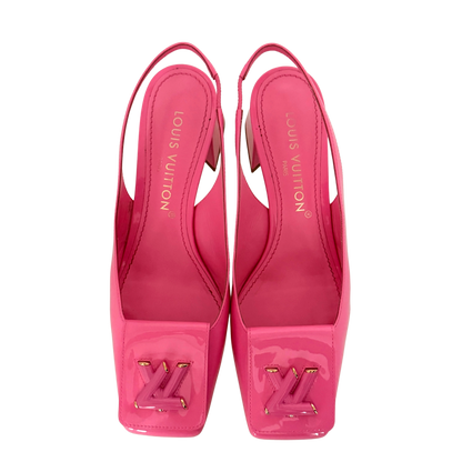 Louis Vuitton Shake Slingback Pump Größe 39 Pink Fullset / sehr gut Louis Vuitton