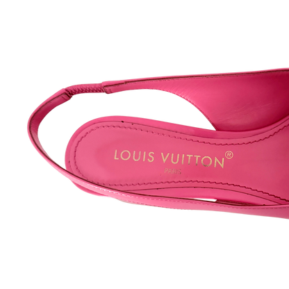 Louis Vuitton Shake Slingback Pump Größe 39 Pink Fullset / sehr gut Louis Vuitton