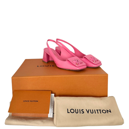 Louis Vuitton Shake Slingback Pump Größe 39 Pink Fullset / sehr gut Louis Vuitton