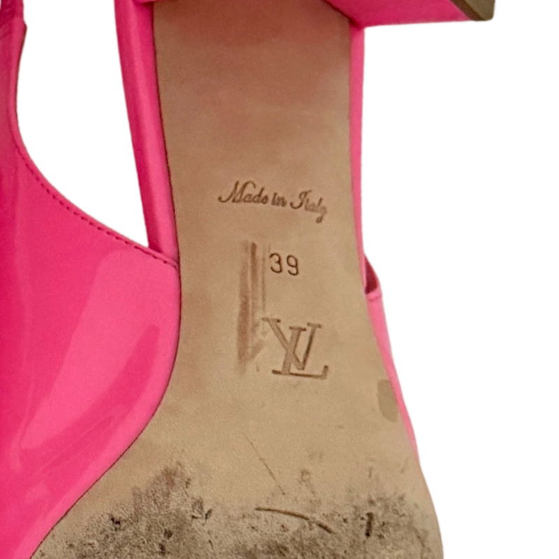Louis Vuitton Shake Slingback Pump Größe 39 Pink Fullset / sehr gut Louis Vuitton