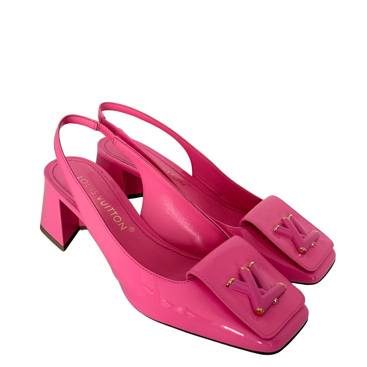 Louis Vuitton Shake Slingback Pump Größe 39 Pink Fullset / sehr gut Louis Vuitton