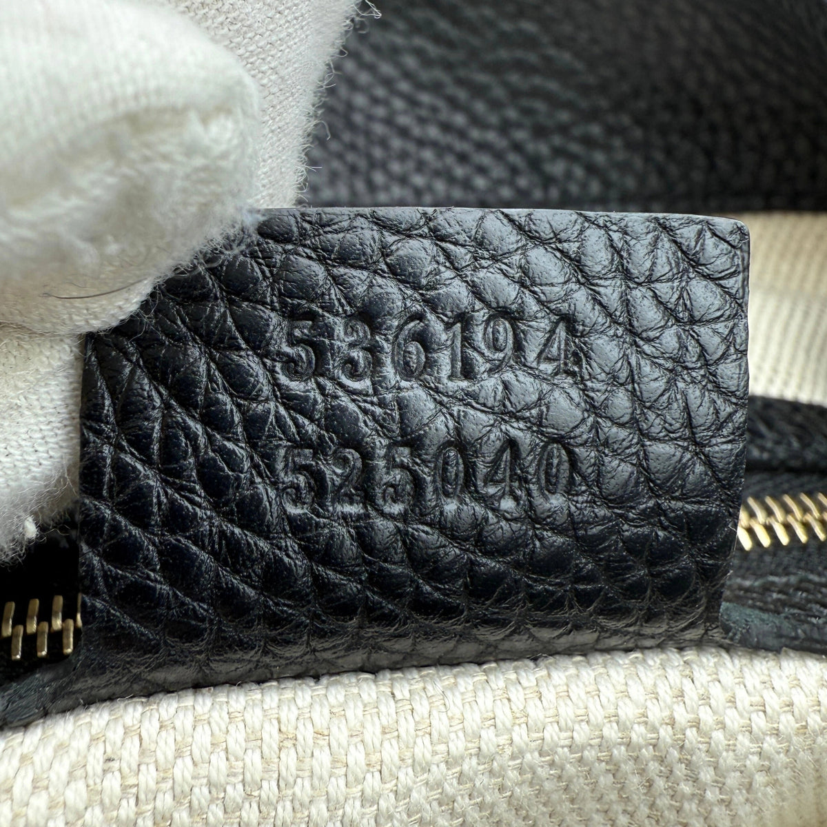Gucci Soho Hobo Bag Schwarz / sehr gut Gucci