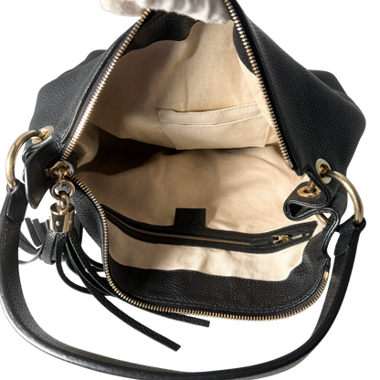 Gucci Soho Hobo Bag Schwarz / sehr gut Gucci