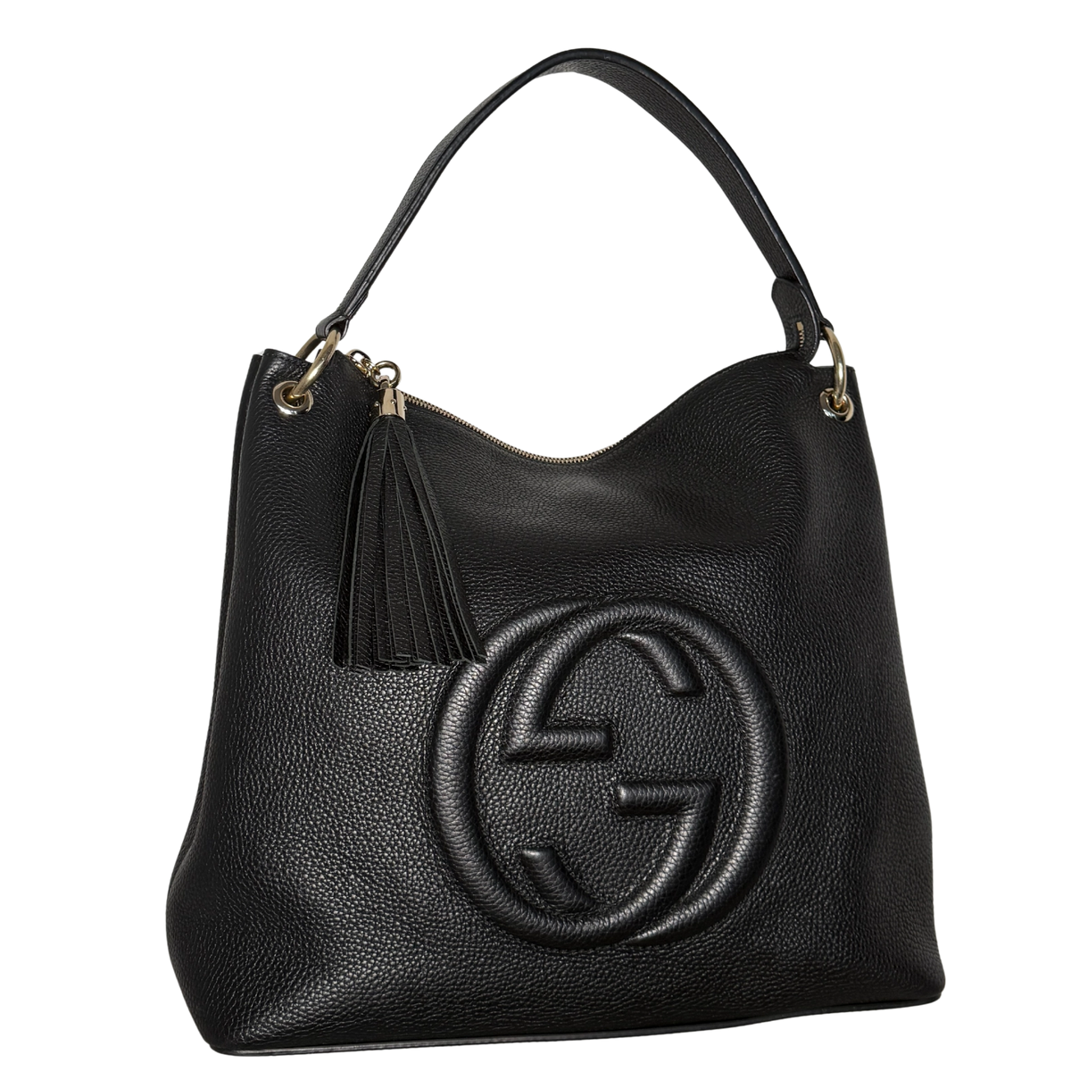 Gucci Soho Hobo Bag Schwarz / sehr gut Gucci