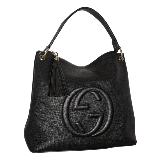 Gucci Soho Hobo Bag Schwarz / sehr gut Gucci