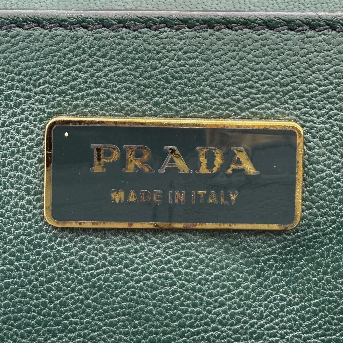 Prada Sound Schultertasche Schwarz / sehr gut Prada