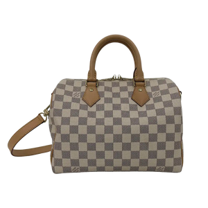 Louis Vuitton Speedy 25 met schouderband Damier Azur Canvas 2015
