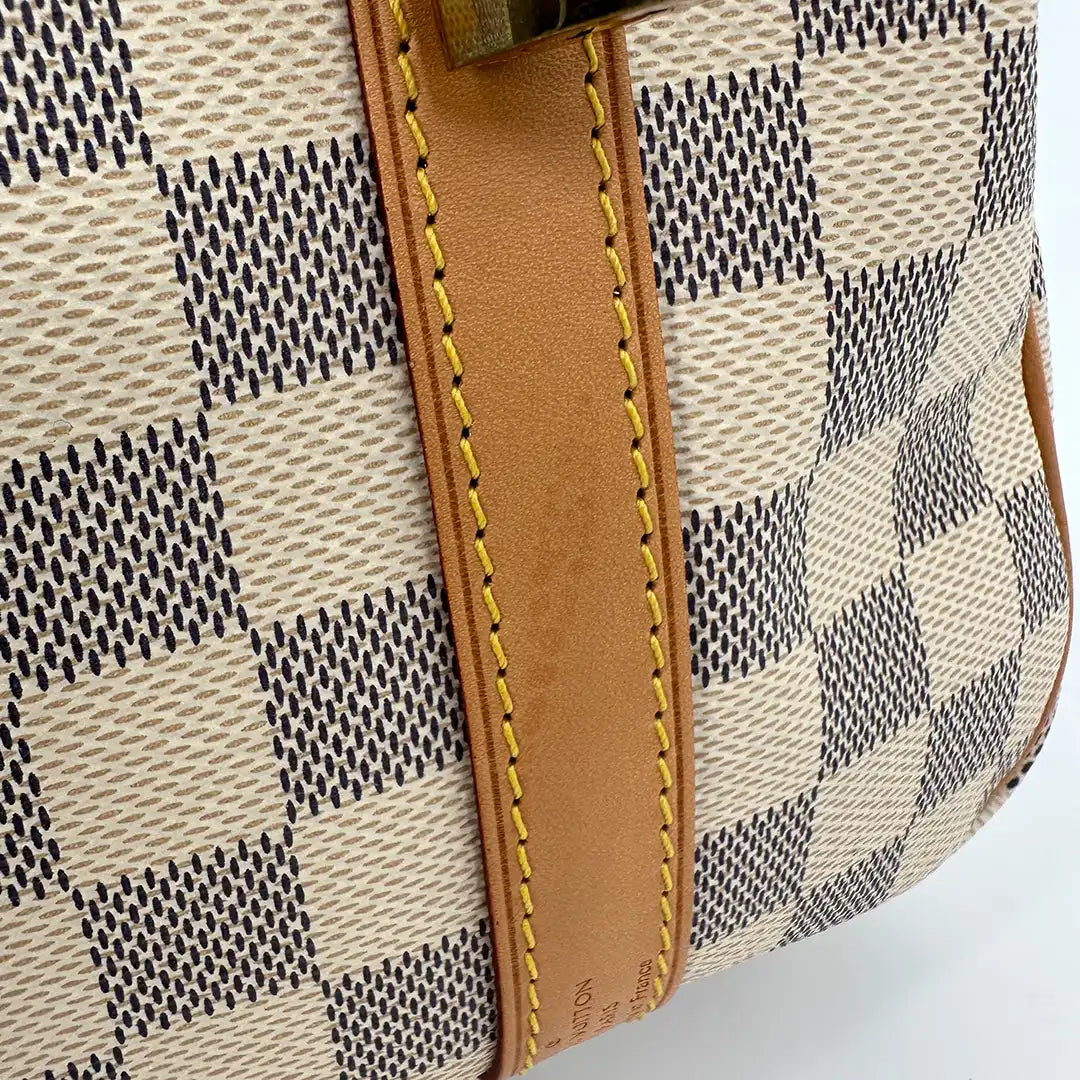 Louis Vuitton Speedy 25 mit Schulterriemen Damier Azur Canvas 2015 Fullset / sehr gut Louis Vuitton