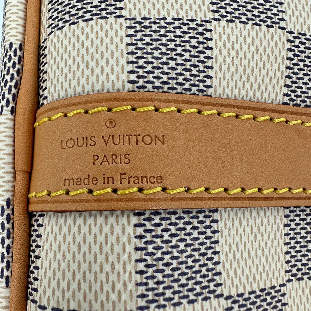 Louis Vuitton Speedy 25 mit Schulterriemen Damier Azur Canvas 2015 Fullset / sehr gut Louis Vuitton
