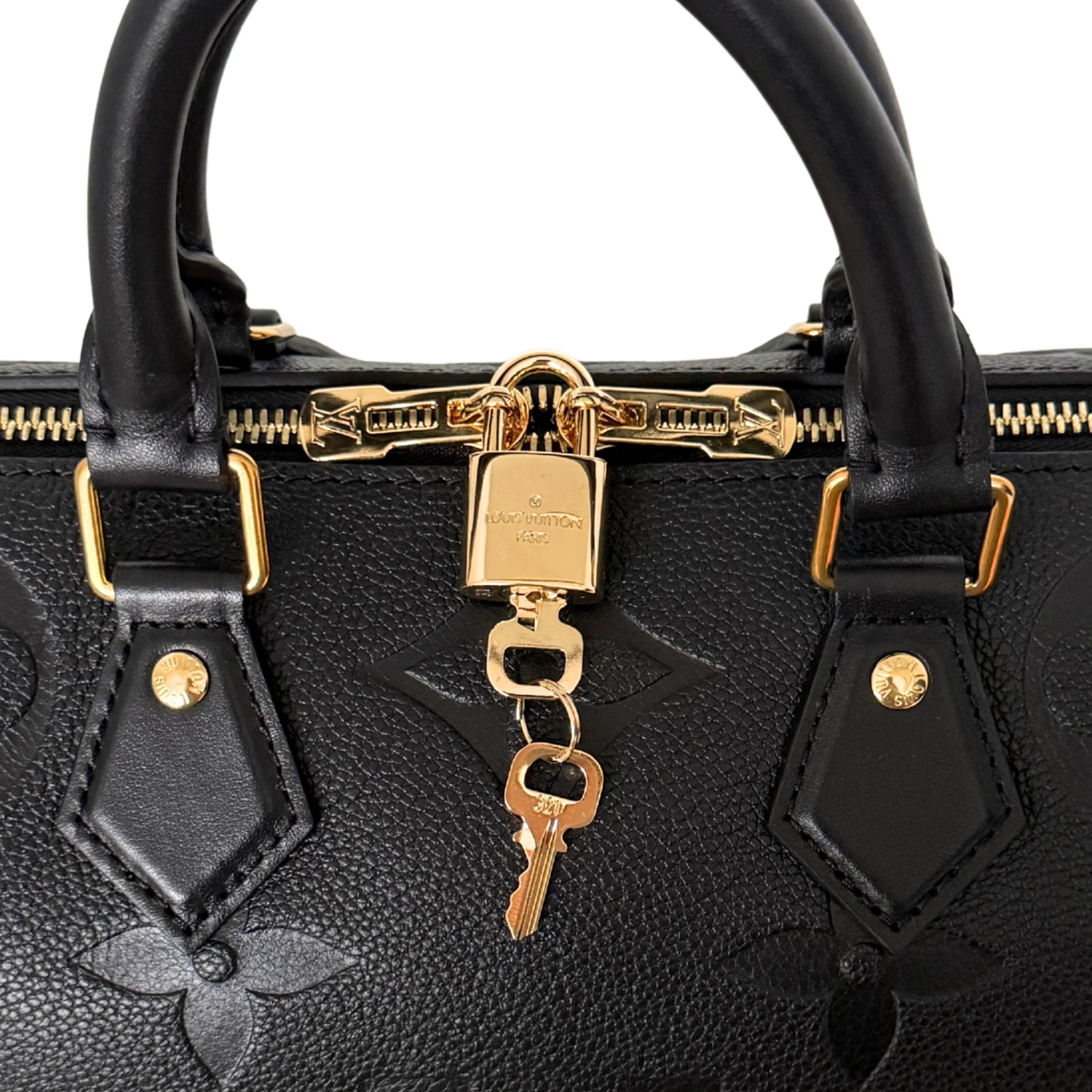 Louis Vuitton Speedy 25 mit Schulterriemen Schwarz Fullset / neuwertig Louis Vuitton