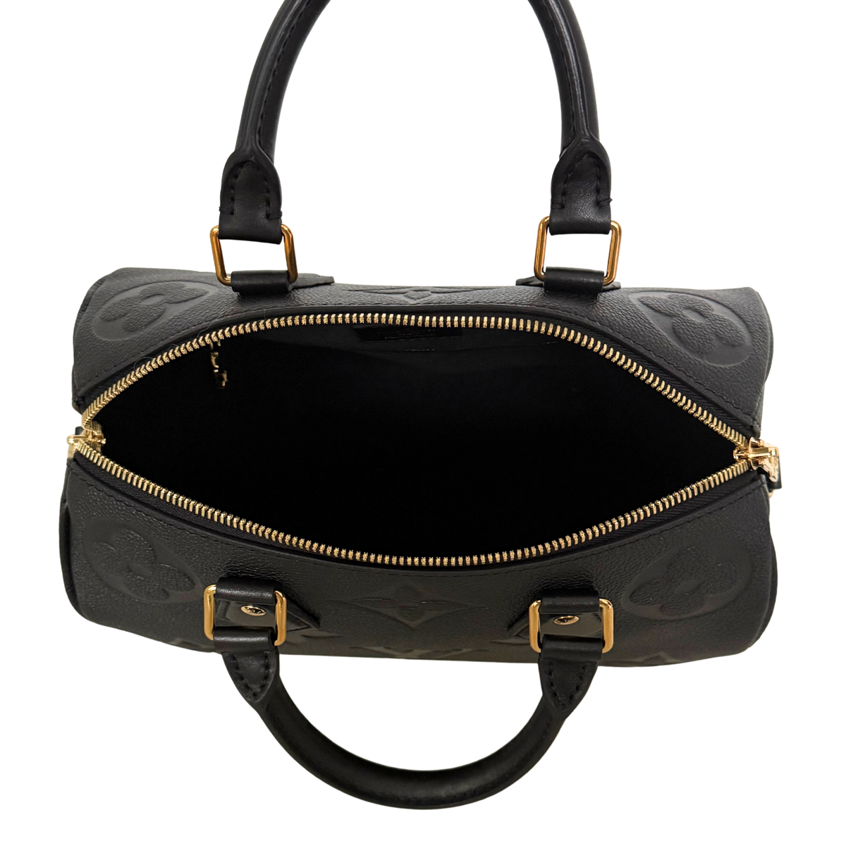 Louis Vuitton Speedy 25 mit Schulterriemen Schwarz Fullset / neuwertig Louis Vuitton