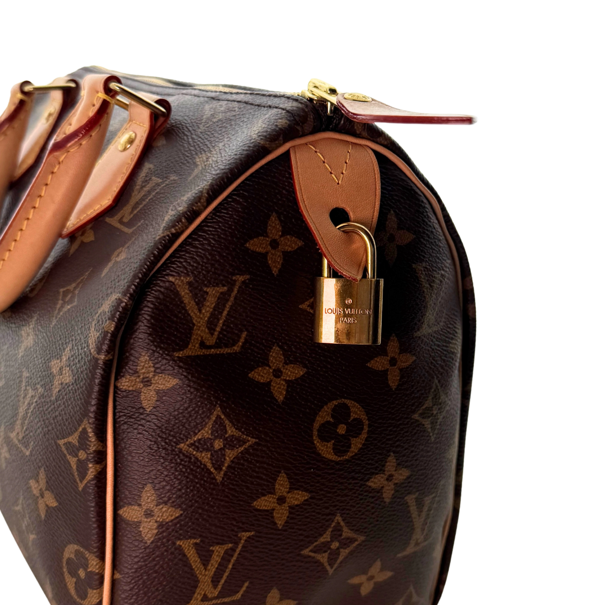 Louis Vuitton Speedy 25 Monogram Canvas Braun / sehr gut Louis Vuitton