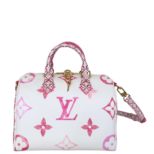 Louis Vuitton Speedy Bandoulière 25 By The Pool Limited Edition Pink / like new